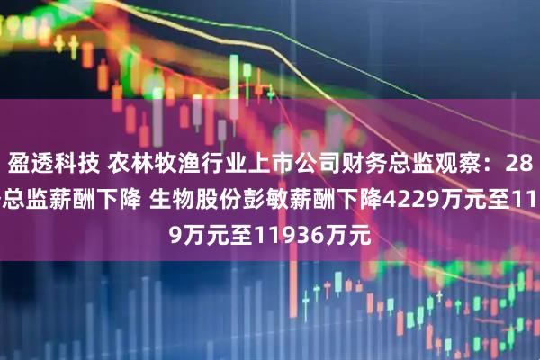 盈透科技 农林牧渔行业上市公司财务总监观察：28%的财务总监薪酬下降 生物股份彭敏薪酬下降4229万元至11936万元